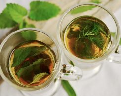 fennel tea, honey lemon