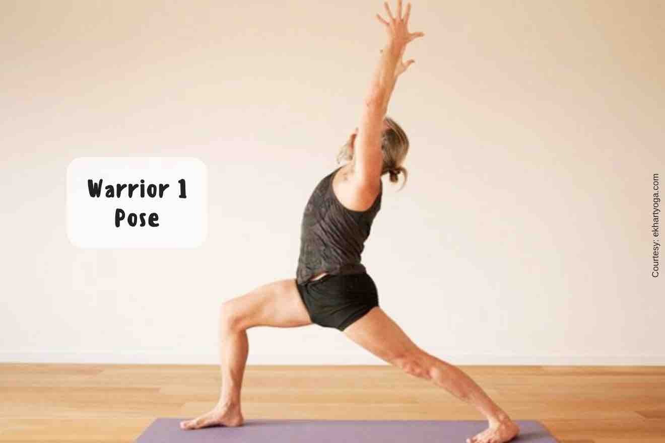 Warrior 1 - Man Flow Yoga Pose Guide