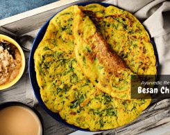 Besan chilla recipe _ Ayurvedum