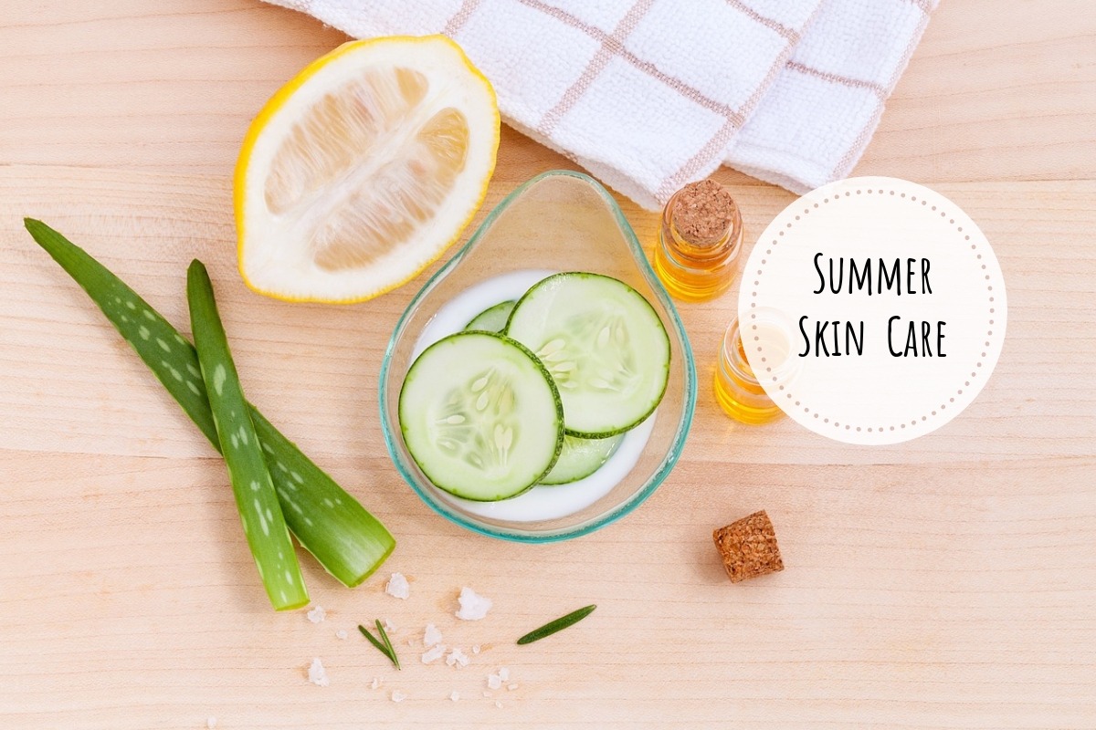 how to take care of skin and hair in summer